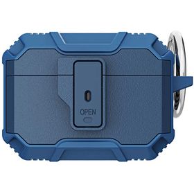 Zore Apple Airpods Pro Uyumlu Airbag Lacivert 27 Silikon Kılıf