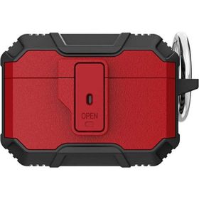 Zore Apple Airpods Pro Uyumlu Airbag Siyah Kırmızı 27 Silikon Kılıf
