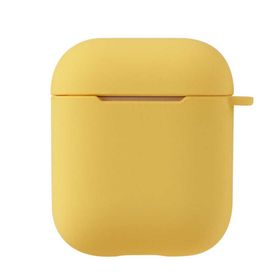 Zore Apple Airpods Uyumlu Airbag 11 Silikon Sarı Kılıf