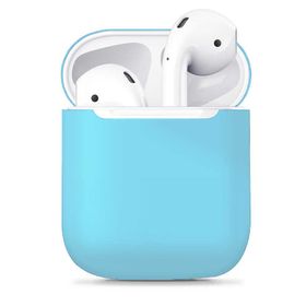 Zore Apple Airpods Uyumlu Airbag 13 Silikon Mavi Kılıf