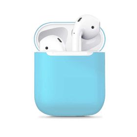 Zore Apple Airpods Uyumlu Airbag 13 Silikon Mavi Kılıf