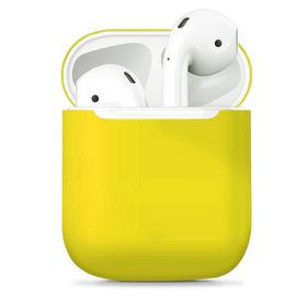 Zore Apple Airpods Uyumlu Airbag 13 Silikon Sarı Kılıf