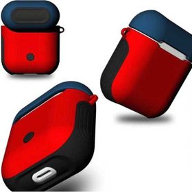 Zore Apple Airpods Uyumlu Kırmızı Mavi Zore Shockproof Silikon Kılıf
