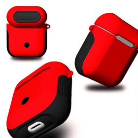 Zore Apple Airpods Uyumlu Kırmızı Zore Shockproof Silikon Kılıf