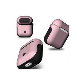 Zore Apple Airpods Uyumlu Pembe Zore Shockproof Silikon Kılıf