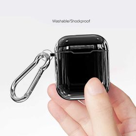 Zore Apple Airpods Uyumlu Siyah Airbag 08 Silikon Kılıf