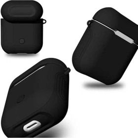 Zore Apple Airpods Uyumlu Siyah Zore Shockproof Silikon Kılıf