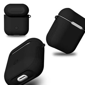 Zore Apple Airpods Uyumlu Siyah Zore Shockproof Silikon Kılıf