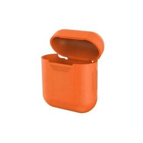 Zore Apple Airpods Uyumlu Turuncu Standart Silikon Kılıf