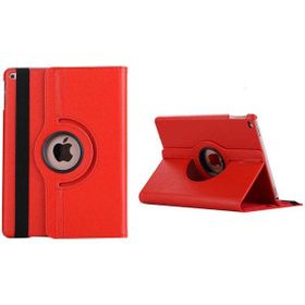 Zore Apple iPad 10.2 2021 9. Nesil Dönebilen Standlı - Kırmızı Kılıf