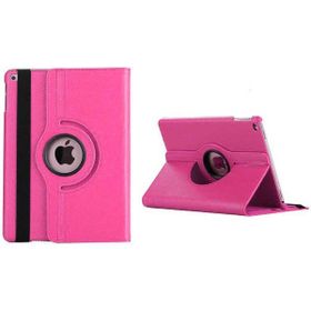 Zore Apple iPad 10.2 2021 9. Nesil Dönebilen Standlı - Koyu Pembe Kılıf
