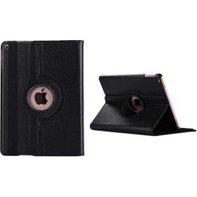 Zore Apple iPad 10.2 2021 9. Nesil Dönebilen Standlı - Siyah Kılıf