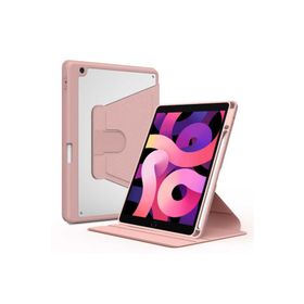 Zore Apple iPad 10.2 2021 9. Nesil Pembe Uyumlu Kılıf Nayn Dönebilen Standlı Kılıf