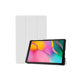 Zore Apple iPad 10.2 2021 9. Nesil Uyumlu Beyaz Smart Cover Standlı 1-1 Kılıf