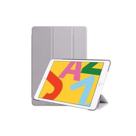 Zore Apple iPad 10.2 2021 9. Nesil Uyumlu Gri Smart Cover Standlı 1-1 Kılıf