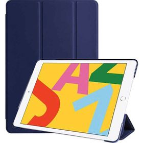 Zore Apple iPad 10.2 2021 9. Nesil Uyumlu Lacivert Smart Cover Standlı 1-1 Kılıf