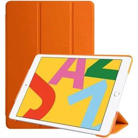 Zore Apple iPad 10.2 2021 9. Nesil Uyumlu Turuncu Smart Cover Standlı 1-1 Kılıf