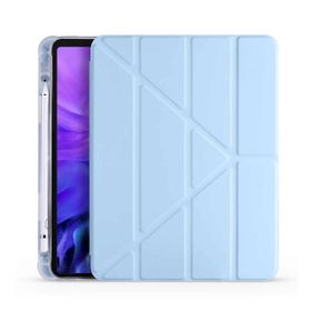 Zore Apple iPad 10.2 8.Nesil Tri Folding Smart With Pen Standlı Kılıf