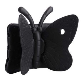 Zore Apple iPad 10.2 8. Nesil Uyumlu Butterfly Siyah Standlı Tablet Kılıf
