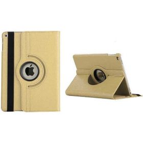 Zore Apple iPad 10.2 8. Nesil Uyumlu Gold Dönebilen Standlı Kılıf