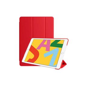 Zore Apple iPad 10.2 8. Nesil Uyumlu Kırmızı Smart Cover Standlı 1-1 Kılıf
