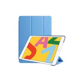 Zore Apple iPad 10.2 8. Nesil Uyumlu Mavi Smart Cover Standlı 1-1 Kılıf