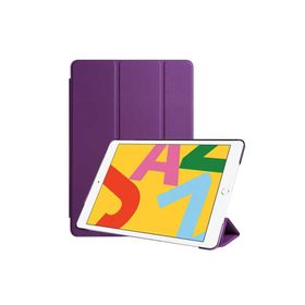 Zore Apple iPad 10.2 8. Nesil Uyumlu Mor Smart Cover Standlı 1-1 Kılıf