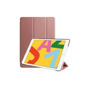 Zore Apple iPad 10.2 8. Nesil Uyumlu Rose Gold Smart Cover Standlı 1-1 Kılıf
