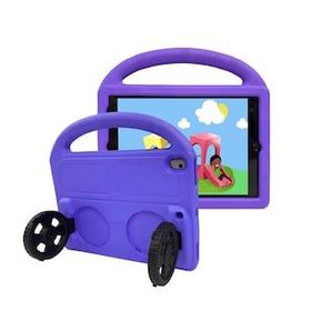 Zore Apple iPad 10.2 9.Nesil Wheel Car Tekerlek Standlı Tablet Eva Silikon Kılıf