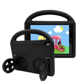 Zore Apple iPad 10.2 9.Nesil Wheel Car Tekerlek Standlı Tablet Eva Silikon Kılıf