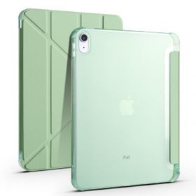 Zore Apple iPad 10.9 2022 10. Nesil Tri Folding Kalem Bölmeli Standlı - Koyu Yeşil Kılıf