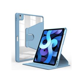 Zore Apple iPad 10.9 2022 10. Nesil Uyumlu Koyu Yeşil Nayn Dönebilen Standlı Kılıf