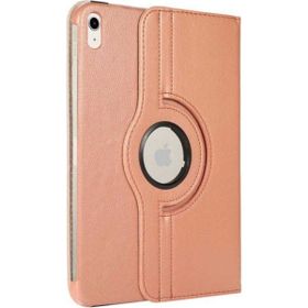 Zore Apple iPad 10.9 2022 10. Nesil Uyumlu Rose Gold Dönebilen Standlı Kılıf