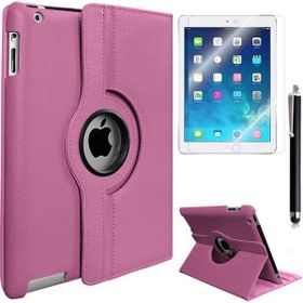 Zore Apple iPad 2 3 4 Dönebilen Standlı - Açık Pembe Kılıf