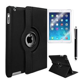 Zore Apple iPad 2 3 4 Dönebilen Standlı - Siyah Kılıf