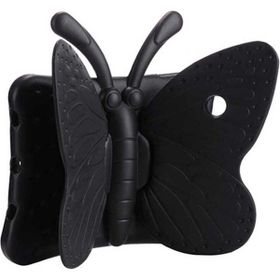Zore Apple iPad 2 3 4 Uyumlu Butterfly Standlı Siyah Tablet Kılıf