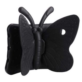 Zore Apple iPad 2 3 4 Uyumlu Butterfly Standlı Siyah Tablet Kılıf