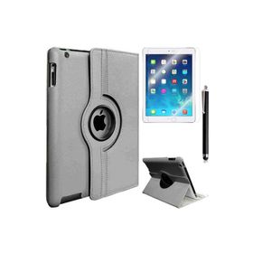 Zore Apple iPad 2 3 4 Uyumlu Dönebilen Gri Standlı Kılıf