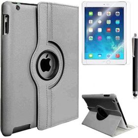 Zore Apple iPad 2 3 4 Uyumlu Dönebilen Gri Standlı Kılıf