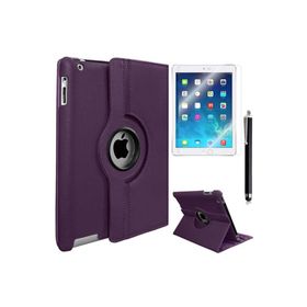 Zore Apple iPad 2 3 4 Uyumlu Dönebilen Mor Standlı Kılıf