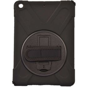 Zore Apple iPad 9.7 2018 6. Nesil Defender Standlı Koruyucu - Siyah Kılıf
