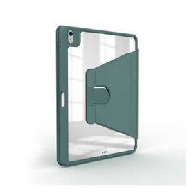 Zore Apple iPad Air 10.9 2020 4. Nesil Nayn Dönebilen Standlı - Koyu Yeşil Kılıf
