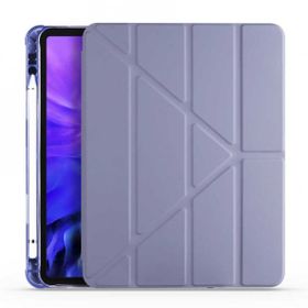 Zore Apple iPad Air 10.9 2020 4.Nesil Tri Folding Smart With Pen Standlı Tablet Kılıf