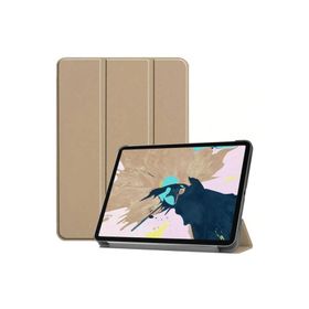Zore Apple iPad Air 10.9 2020 4. Nesil Uyumlu Gold Smart Cover Standlı 1-1 Kılıf