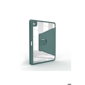 Zore Apple iPad Air 10.9 2020 4. Nesil Uyumlu Koyu Yeşil Nayn Dönebilen Standlı Kılıf
