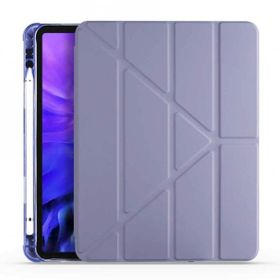 Zore Apple iPad Air 10.9 2022 5.Nesil Kılıf Tri Folding Kalem Bölmeli Standlı Kılıf