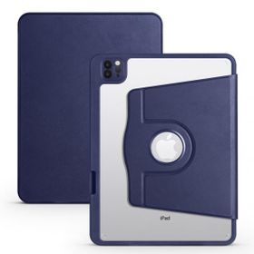 Zore Apple iPad Air 10.9 2022 5. Nesil Termik Kalem Bölmeli Dönebilen Standlı Kılıf