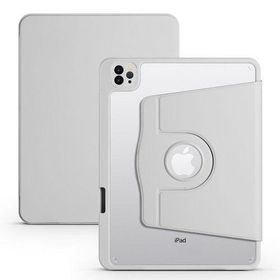 Zore Apple iPad Air 10.9 2022 5. Nesil Termik Kalem Bölmeli Dönebilen Standlı Kılıf