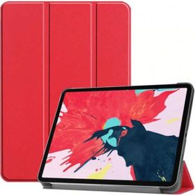 Zore Apple iPad Air 10.9 2022 5. Nesil Uyumlu Kırmızı Smart Cover Standlı 1-1 Kılıf