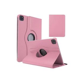 Zore Apple iPad Air 10.9 2022 5. Nesil Uyumlu Pembe Açık Dönebilen Standlı Kılıf